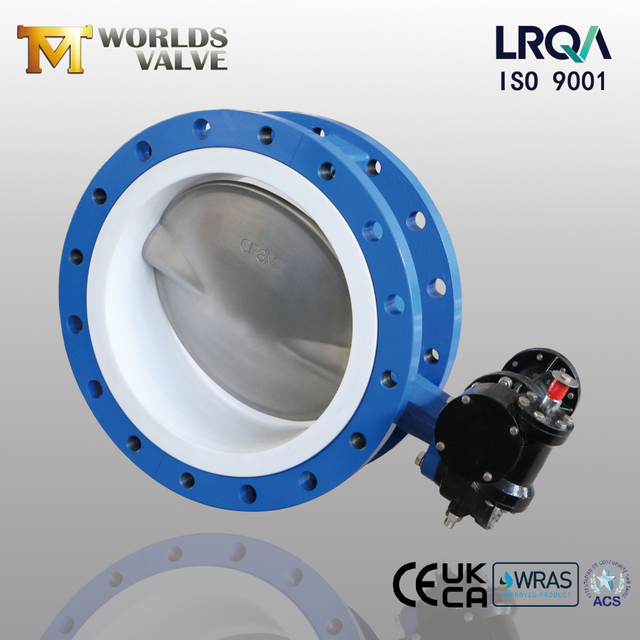 Flanged Butterfly Valve with PTFE Seat And CF8M Disc offered by China OEM Valve Supplier-Tianjin Worlds Valve Co.,Ltd.