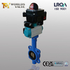 Pneumatic Wafer Butterfly Valve with C95400 Bronze Disc & Limit Switch | Compact Size | OEM Supplier China-Tianjin Worlds Valve Co.,Ltd.