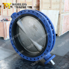 U Section Double Flange Type Butterfly Valve API/ANSI/DIN/JIS/ASME