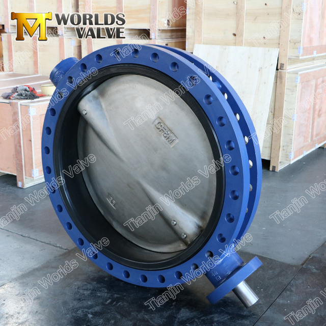 U Section Double Flange Type Butterfly Valve API/ANSI/DIN/JIS/ASME