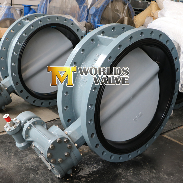 Nylon 11 coated painting disc flanged butterfly valve 