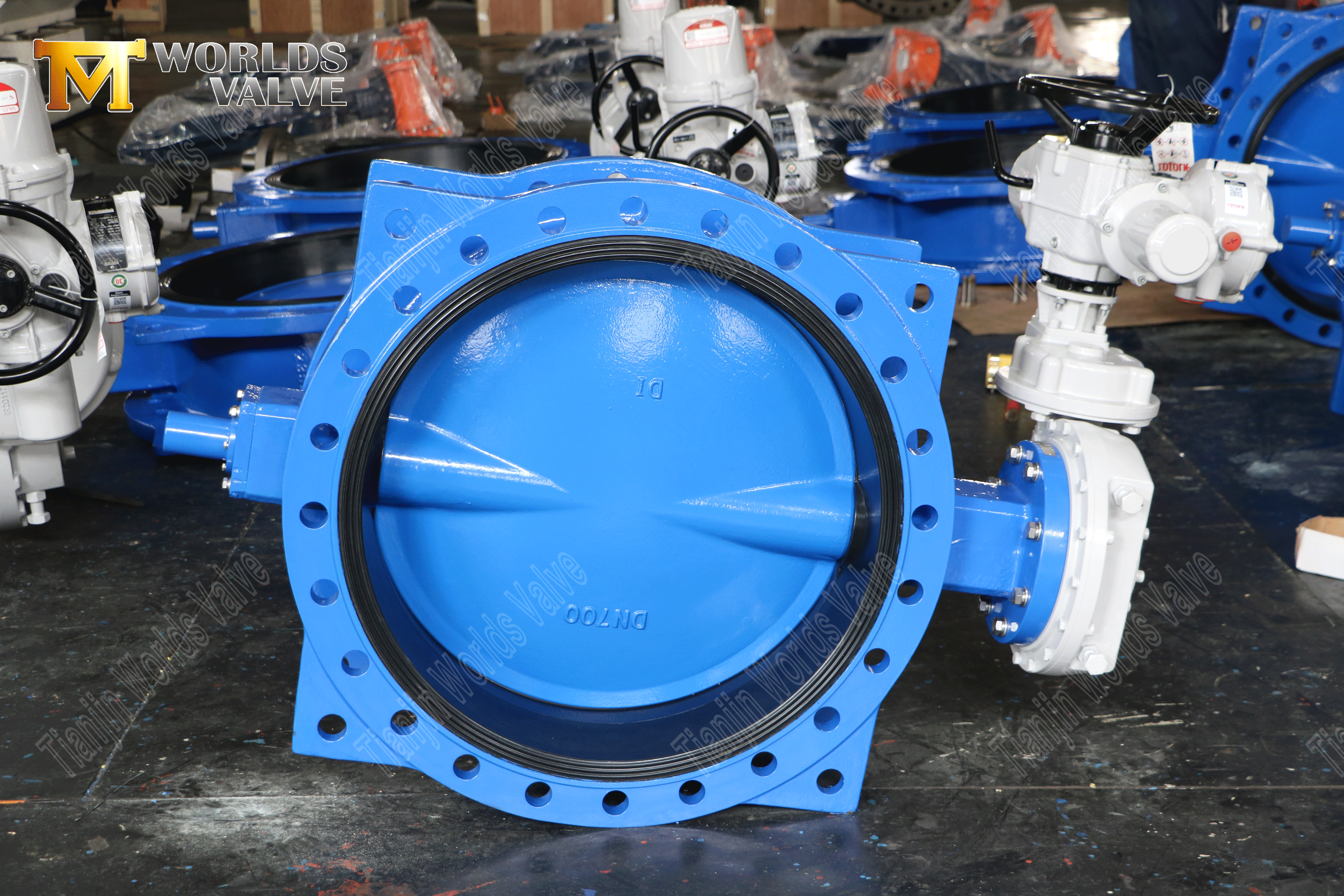 Motorized Butterfly Valves - Double Flanged Butterfly Valve with Electric Actuator (4)