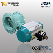 Double Offset Butterfly Valves with Pneumatic Actuation | Double Flanged Industrial Solutions-Tianjin Worlds Valve Co., Ltd