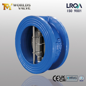 Stainless Steel Double Disc Wafer Type Non-Return Valve offered by China Valve Manufacturer-Tianjin Worlds Valve Co., Ltd.