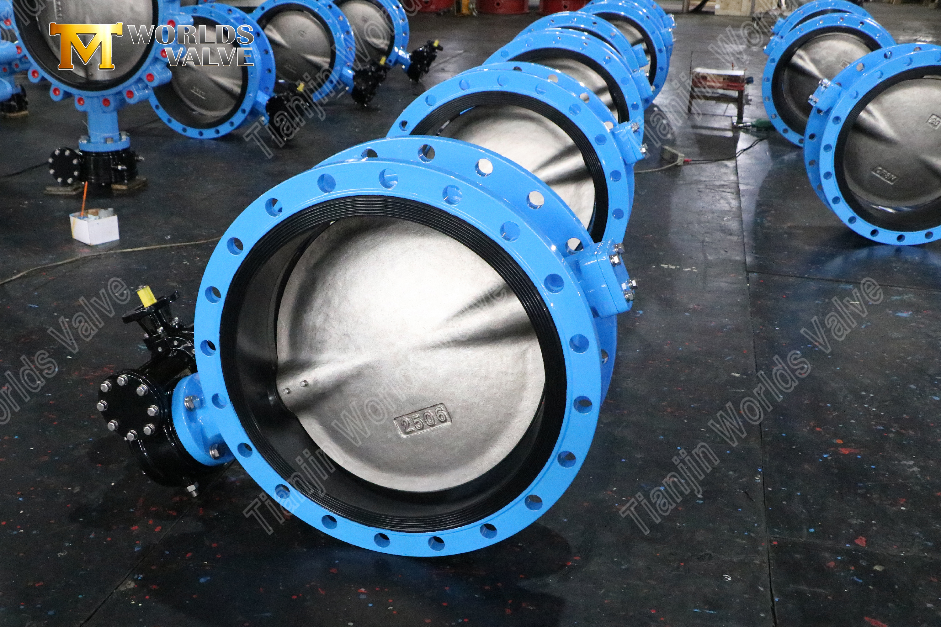 Double-Flanged-Butterfly-Valve-with-CF8M-Disc-1