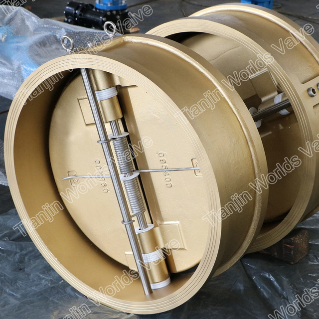 Aluminium Bronze C95400 C95500 C95800 Double Door Check Non-return Valves