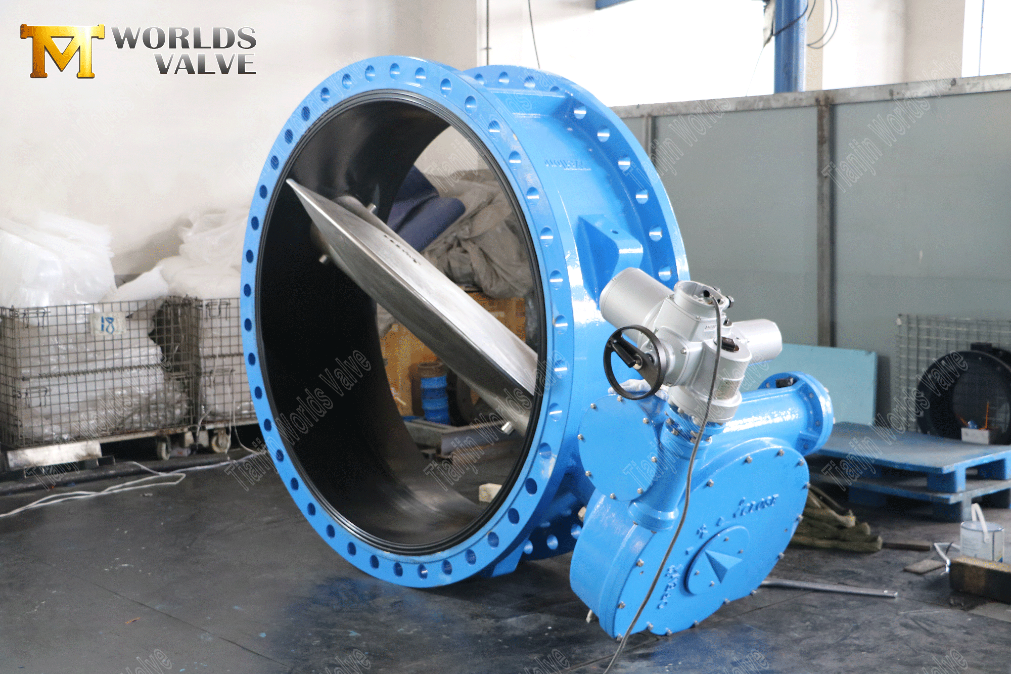 motorized butterfly valve with actuator (6)