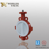 Full PTFE Lined Wafer Butterfly Valve Two Pieces Body, Ductile Iron Body,PTFE Disc And Seat,high Performance