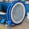 PFA Liner Concentric Wafer Lug Butterfly Valve for Sulfuric Acid