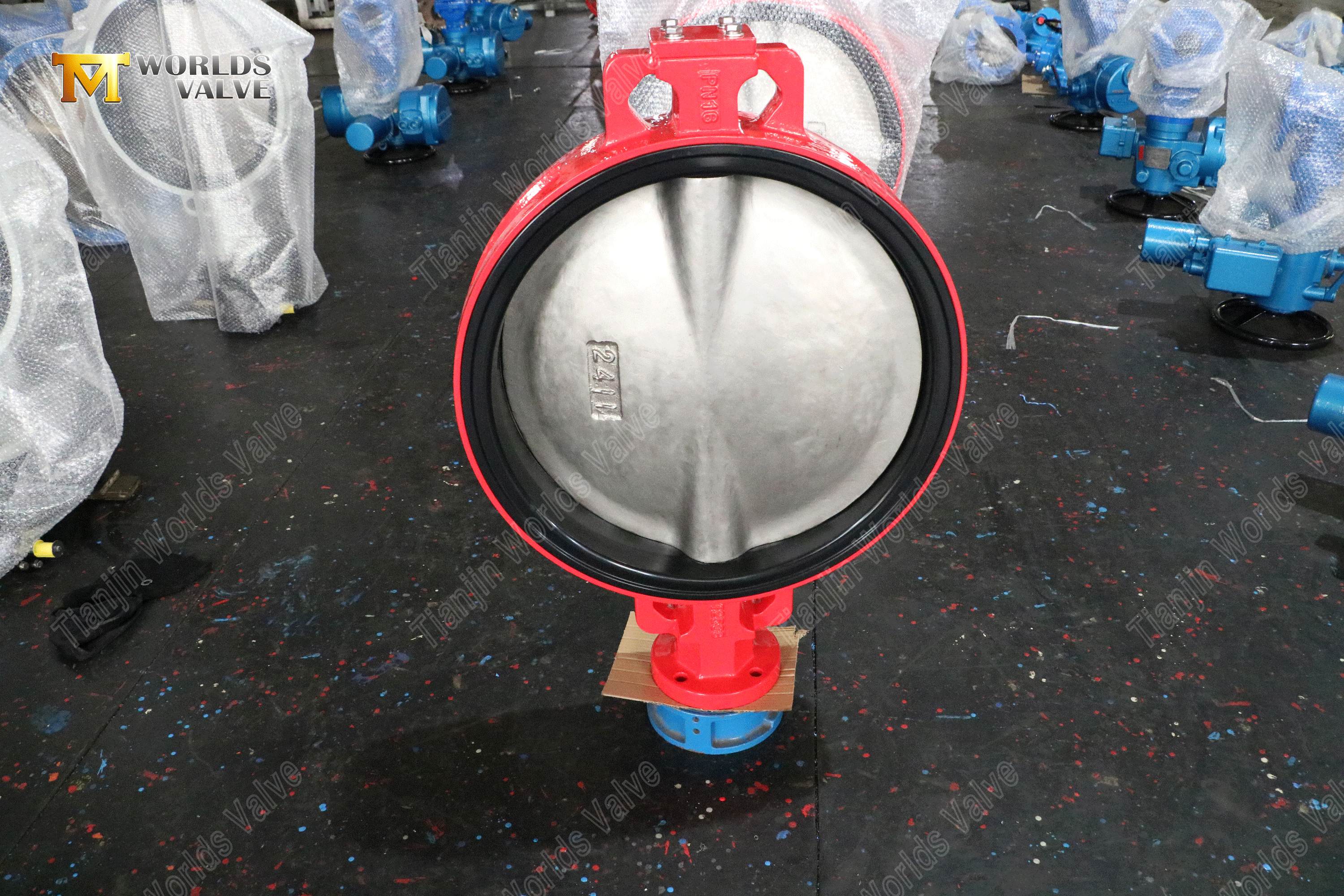 Easy-Maintenance Wafer Butterfly Valve Replaceable EPDM Seat & DI Disc (Hand Lever Operated) (7)