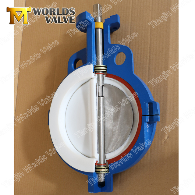 Wafer PTFE Butterfly Valve for Chemical Industry