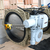  36′′ DN900 Center Line Flanged Butterfly Valve with Electric Actuator