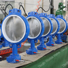 One Piece Body PTFE Seat Cast Bronze Butterfly Valve with Gearbox and Handwheel