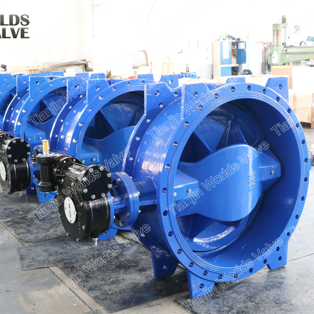 EN558 Series14 Eccentric Double Flanged Butterfly Valve