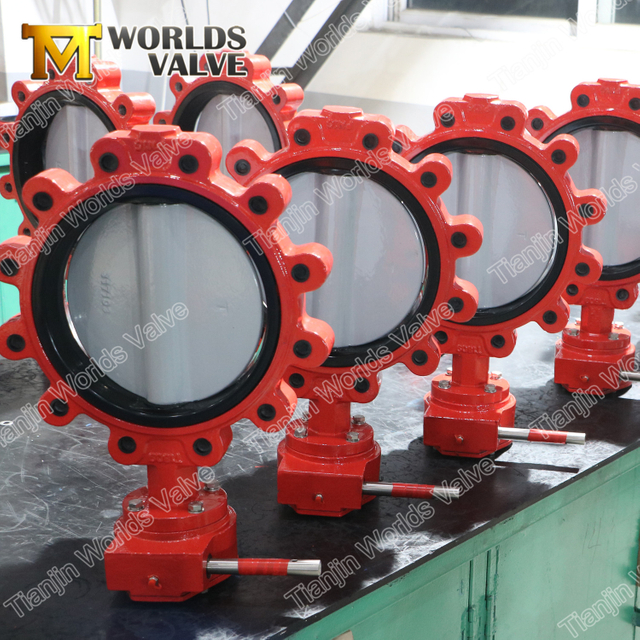 Nylon11 Coating Lugged And Tapped Type Butterfly Valve