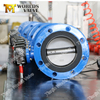 Concentric type Bonded Double Flange Butterfly Valve EN593