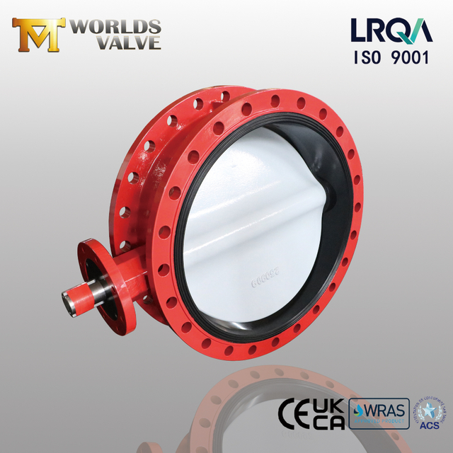 Double Flanged Butterfly Valve with Nylon-Coated DI Disc from China OEM Valve Manufacturer-Tianjin Worlds Valve Co., Ltd.