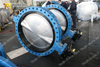  U-Section double flanged Butterfly valve U-Section with Pneumatic actuator