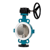 Polished Disc wafer PTFE Butterfly Valve 