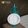 Split Body Wafer Butterfly Valve with PTFE Sealed offered by China Valve Factory-Tianjin Worlds Valve Co., Ltd.
