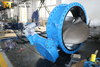 Flanged Motorized Butterfly Valve with Actuator and Worm Gear produced by Chinese Valve Company-Tianjin Worlds Valve Co.,Ltd.