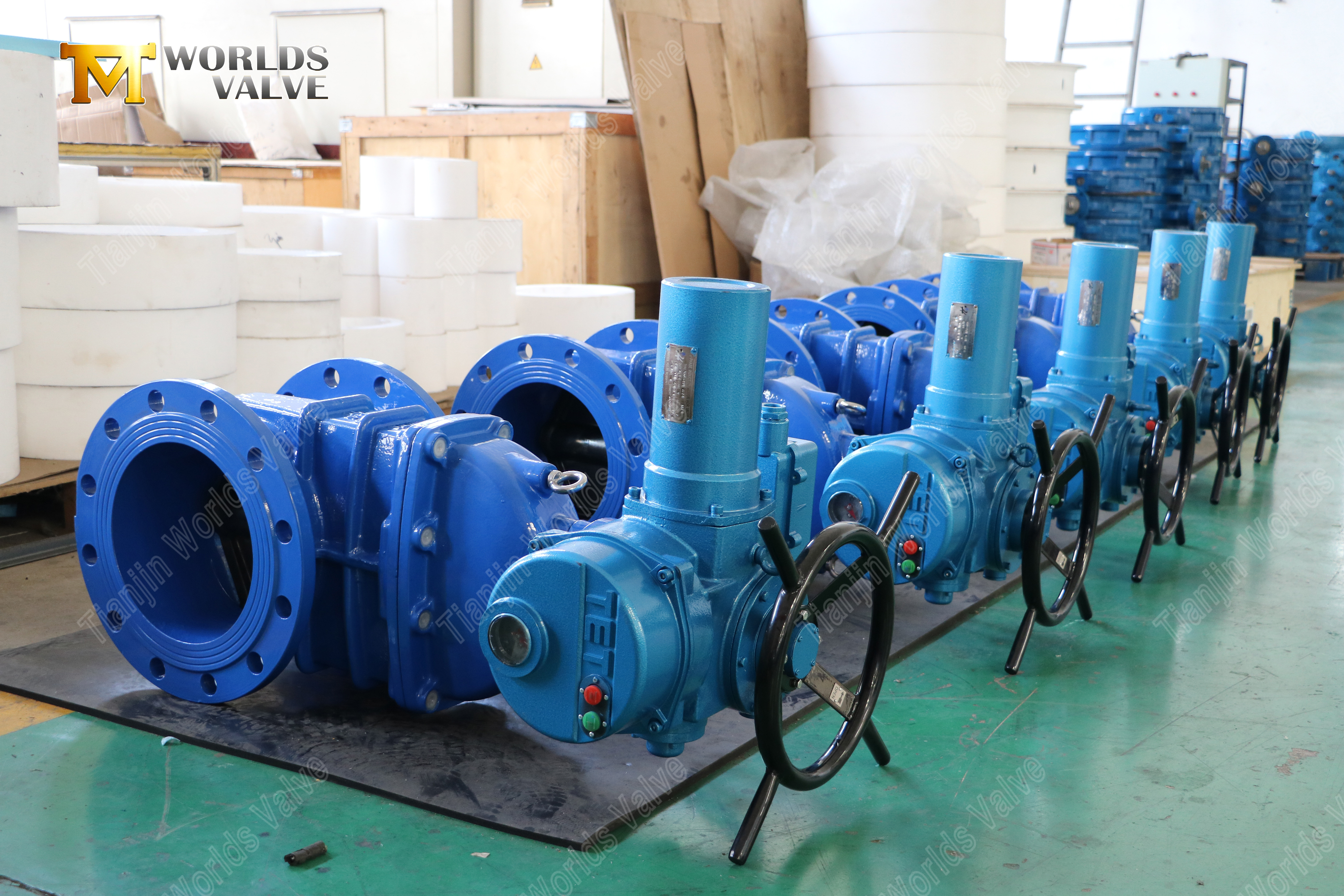 Electric Actuator Non-Rising Stem Gate Valve with Handwheel (5)