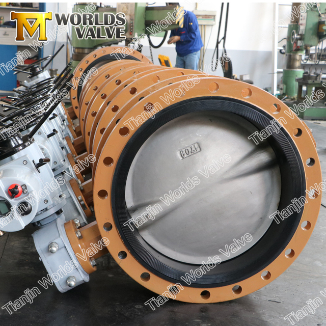 Butterfly Valve With Integral Adjusting Electric Actuator