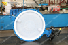 PFA Coated Lining Butterfly Valves Two Piece Body