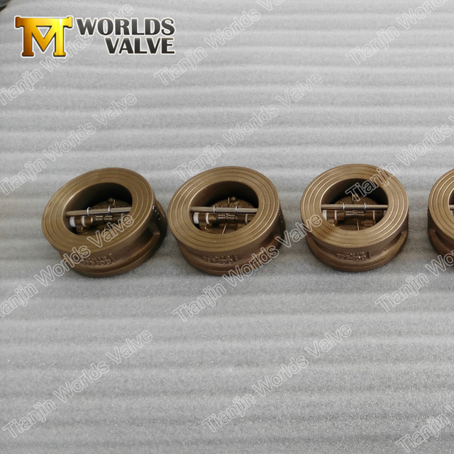 Aluminum bronze brass check valve for seawater