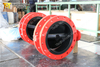 OEM Full Rubber Coated Double Flanged Butterfly Valves