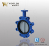 Full lugged Butterfly valve with Lever Gearbox Operator