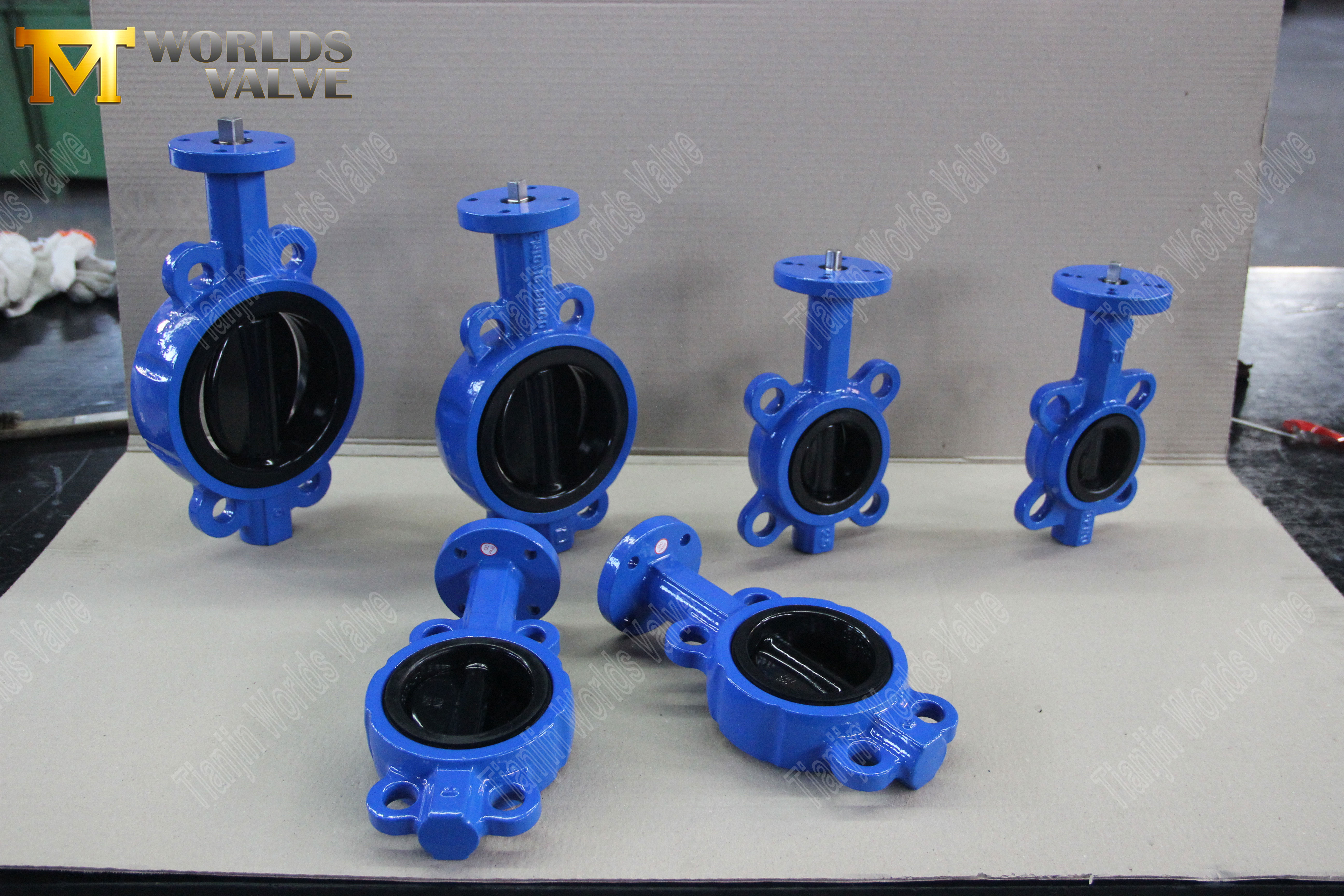 rubber lined wafer butterfly valve with SS disc (7)