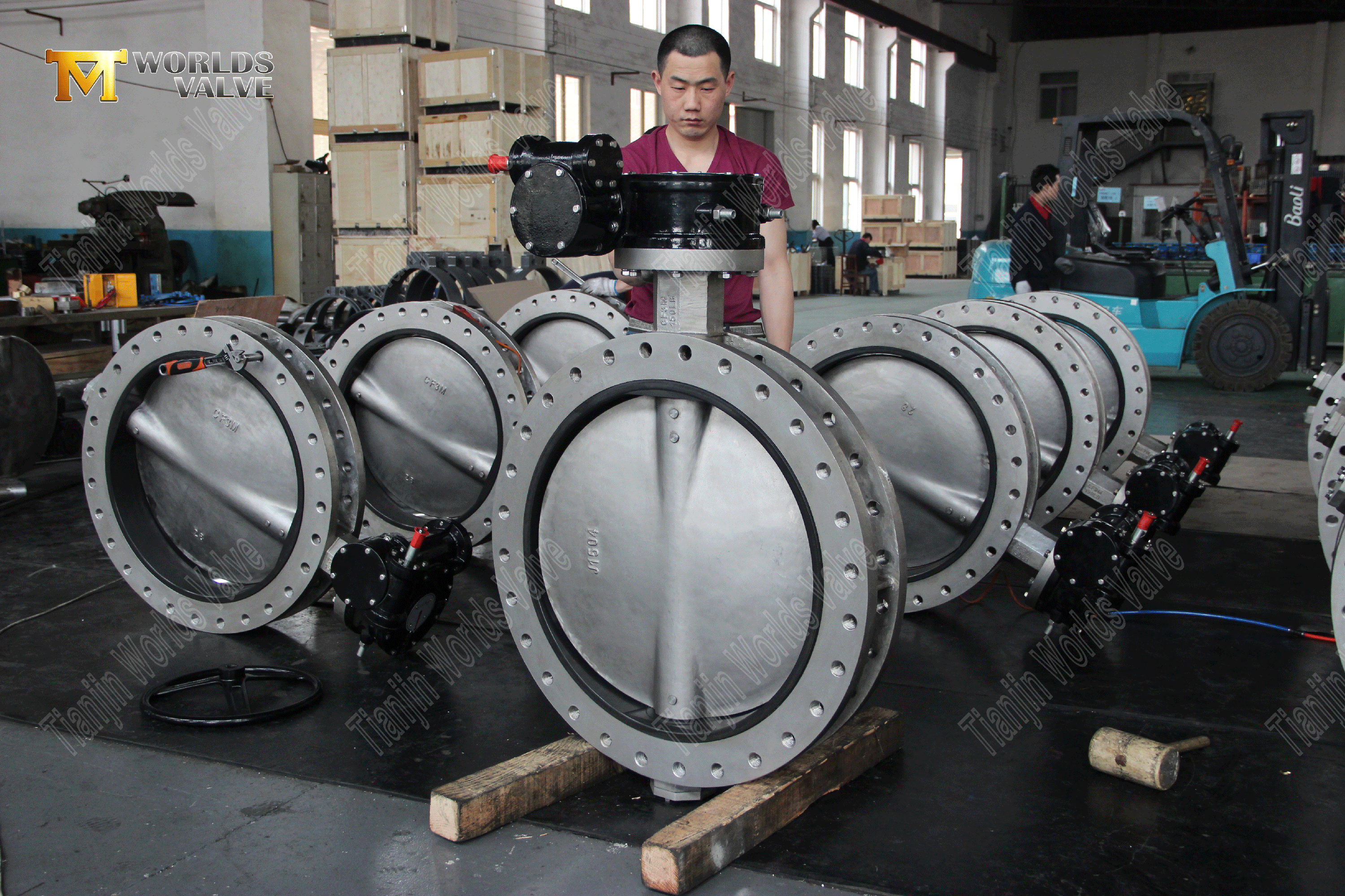 Gear Operated U-Shaped Butterfly Valve (6)