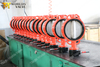 Concentric center line wafer type butterfly valves PN10 PN16 JIS5K JIS10K Class150 Rubber lining Seat