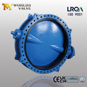 Industrial DI U-Type Butterfly Valve with Double Flanged Design offered by China OEM Valve Manufacturer-Tianjin Worlds Valve