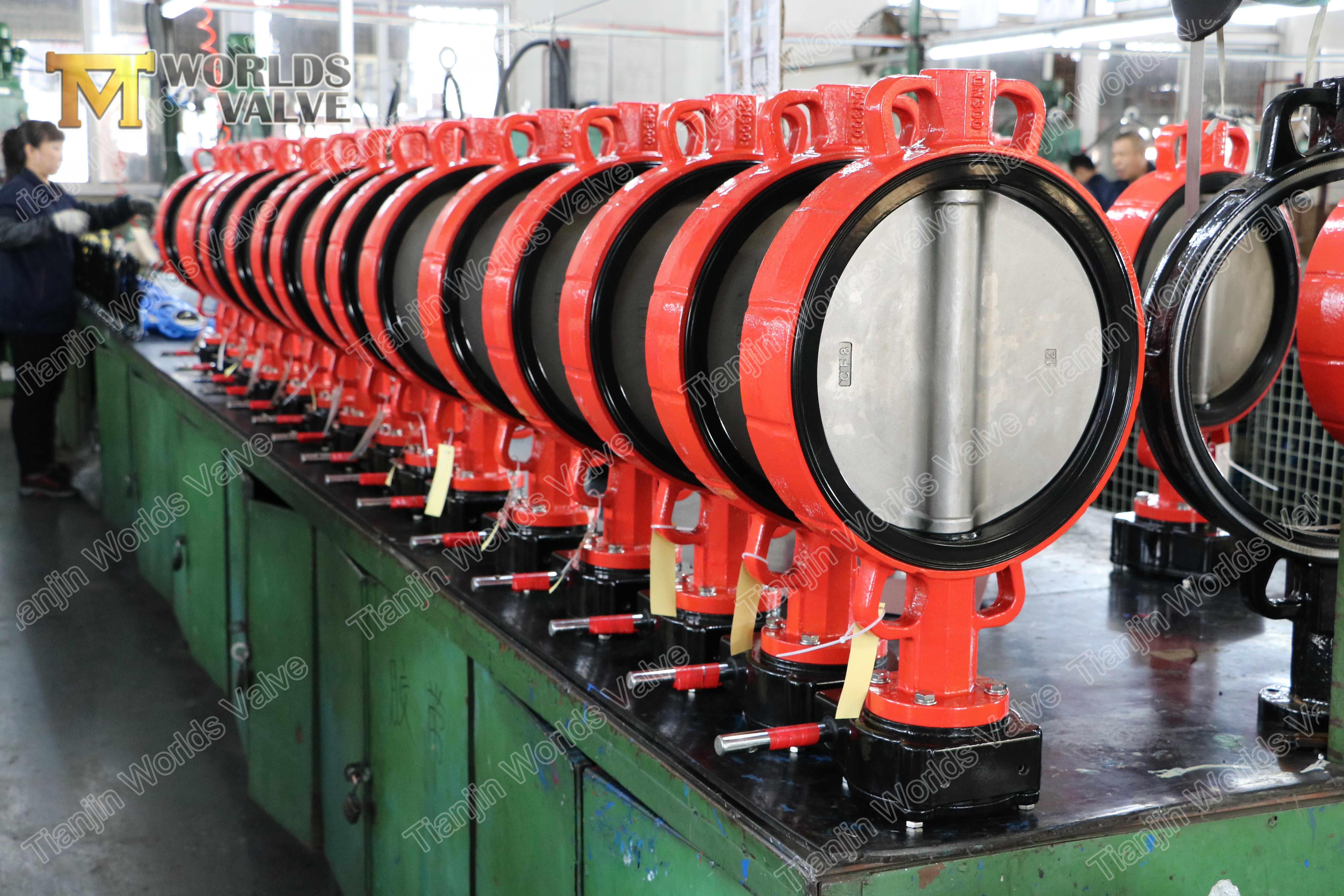 5 NYLON RUBBER COATED DISC WAFER TYPE BUTTERFLY VALVE