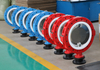 Double Flanged Butterfly Valves with Polishing Disc And PTFE Liner