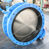 Awwac504 Standard ASME B16.47 Double Flanged Ends Butterfly Valve 150/175/250psi