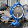 One Piece Body PTFE Seat Cast Bronze Butterfly Valve with Gearbox and Handwheel