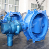 Double Offset Flanged Rubber Butterfly Valve with Akzonobel Epoxy Painting