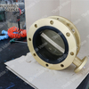 Aluminum Bronze Double Flange Butterfly Valve For Sea water