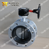 Concentric type Bonded Double Flange Butterfly Valve EN593