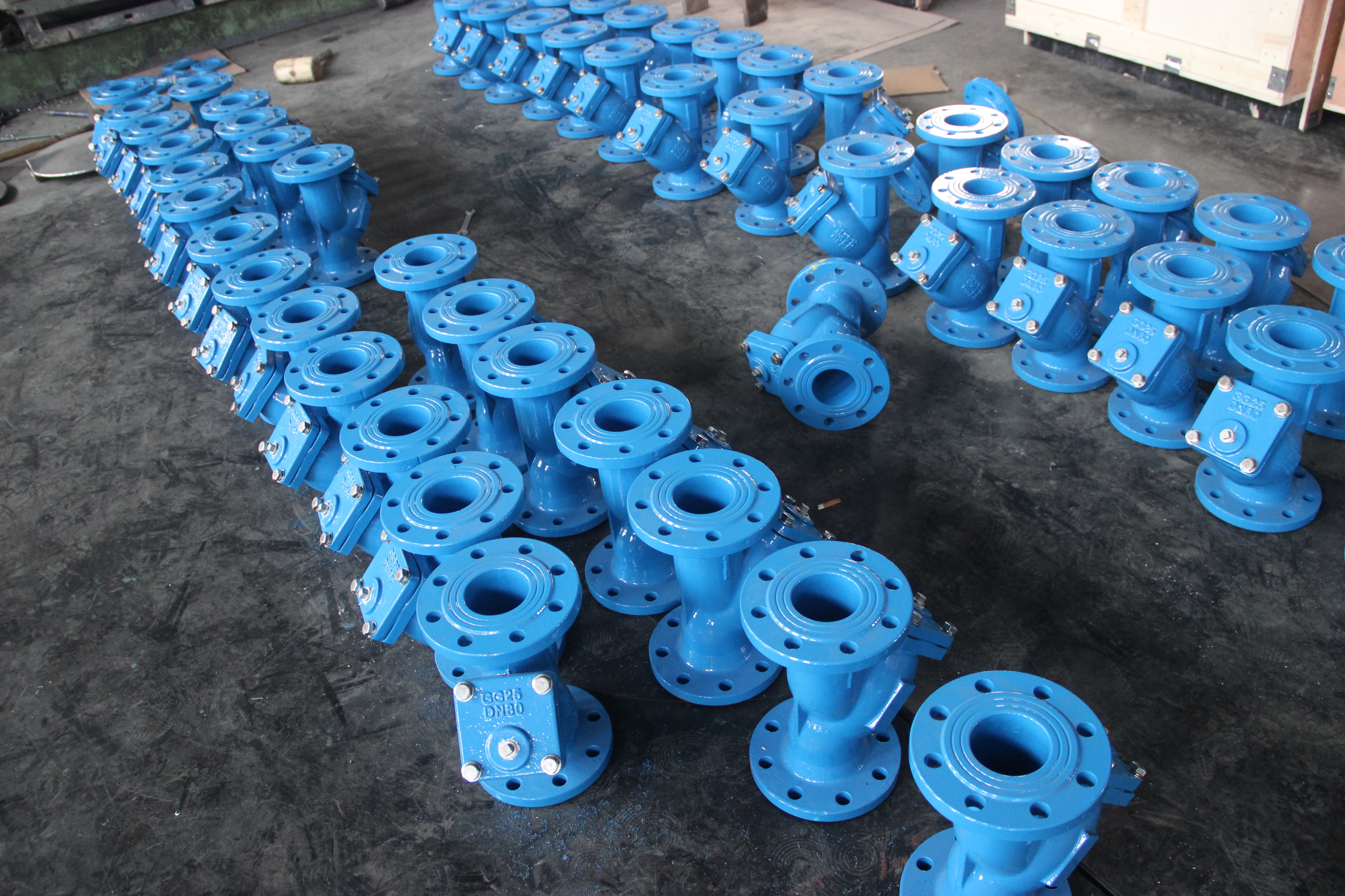 DN80 Y Type Strainer Ductile Iron Body Flanged Connection Industrial Pipeline Protection (2).JPG