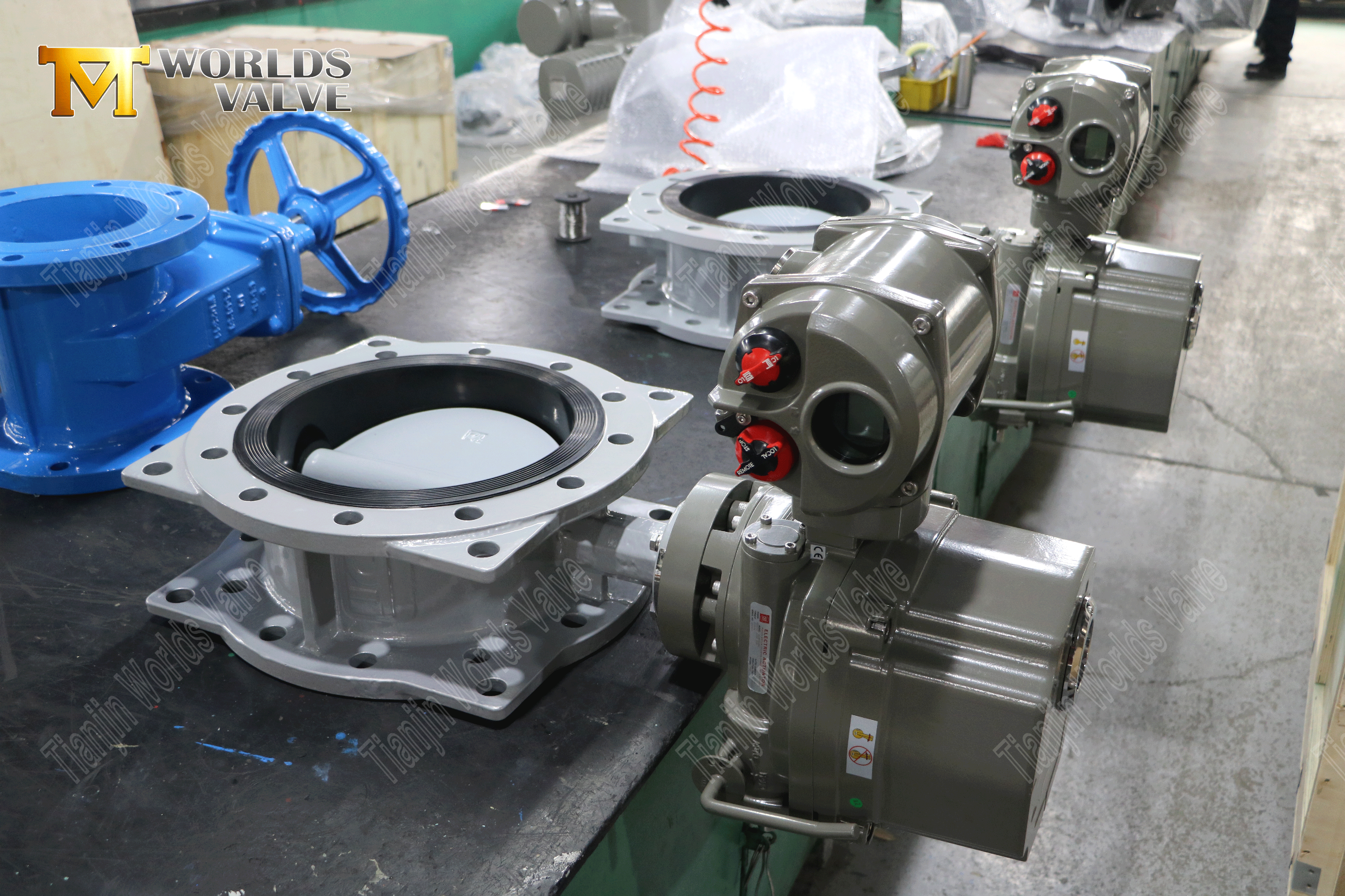 Motorized Butterfly Valves - Double Flanged Butterfly Valve with Electric Actuator (1)