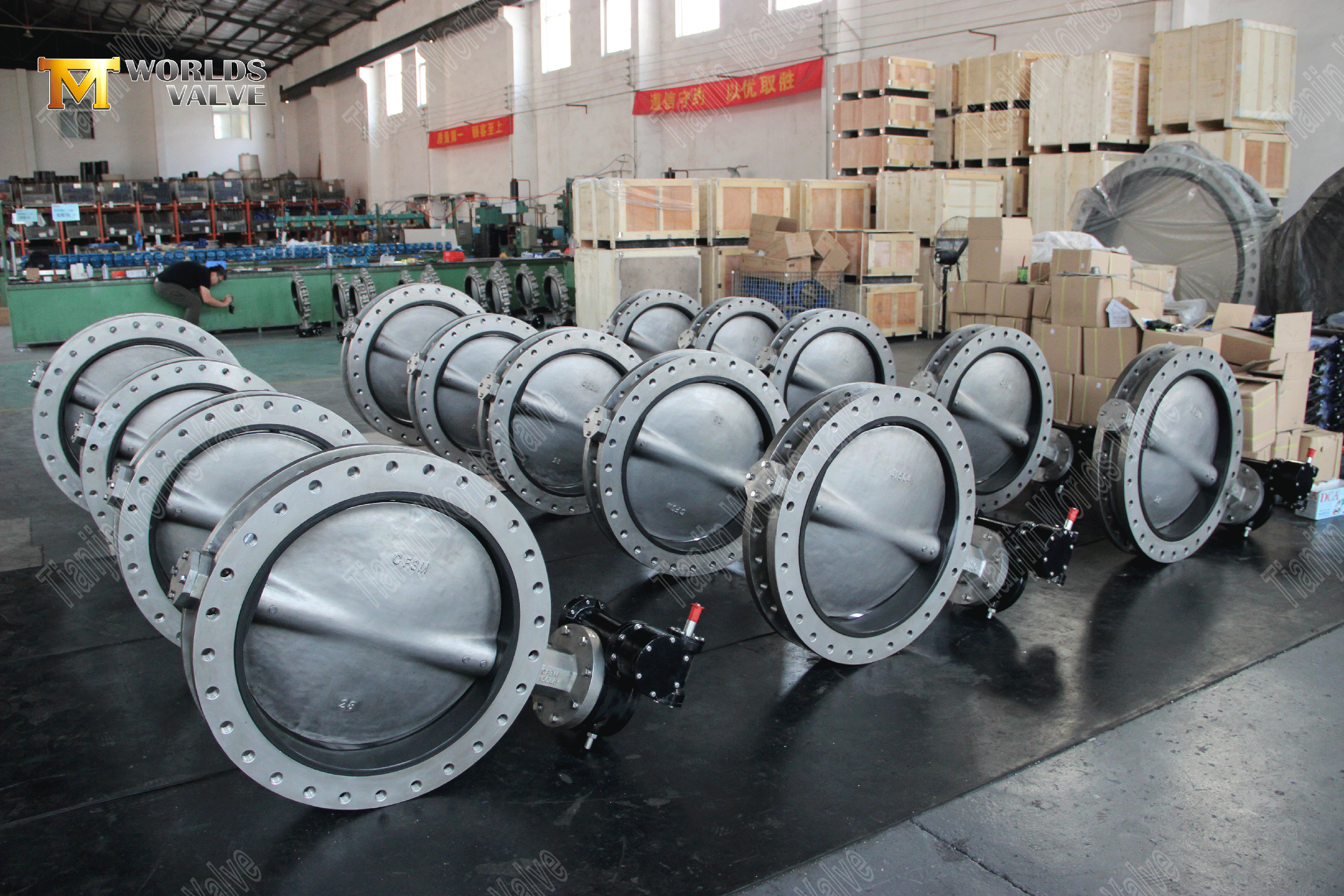 Gear Operated U-Shaped Butterfly Valve (5)