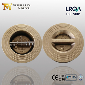High Sealing performance Aluminum Bronze Dual Plate Check Valve offered by China OEM Valve Manufacturer 