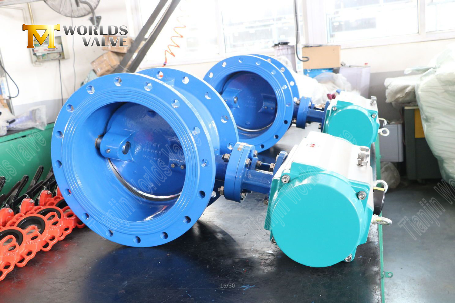 Double Offset Butterfly Valves with Pneumatic Actuation Double Flanged Industrial Solutions-1 (1)