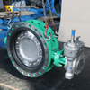 Ebonite Seat Butterfly Valve with Material Dual Phase Steel and Double Offset Structurer produced by Tianjin Worlds Valve