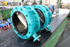 Worm Gear Double Flanged Butterfly Valves with Ce ISO Wras Acs Approved in Tianjin China