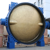 Big Size Double Flanged Butterfly Valve with Ali Bronze Disc